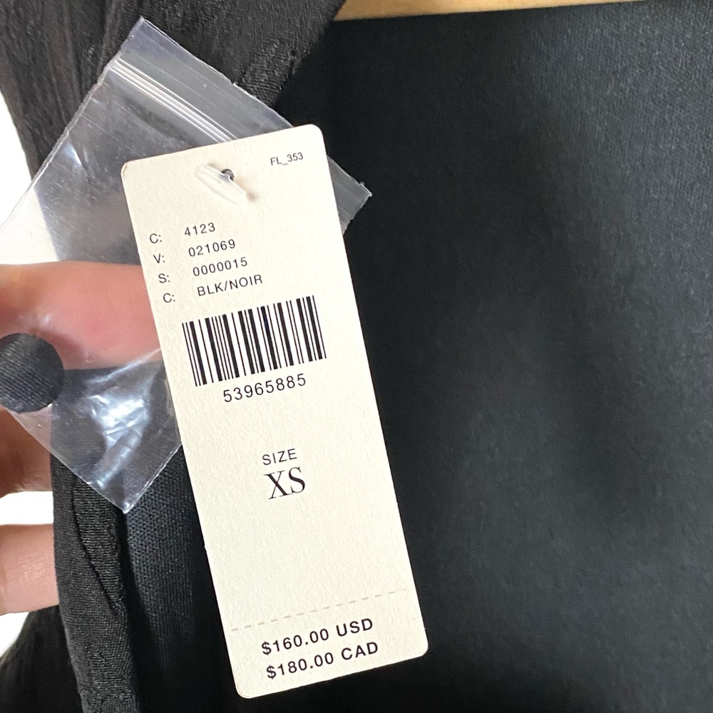 Anthropologie Eva Franco Black Mock Neck Jumpsuit - Picture 7 of 8